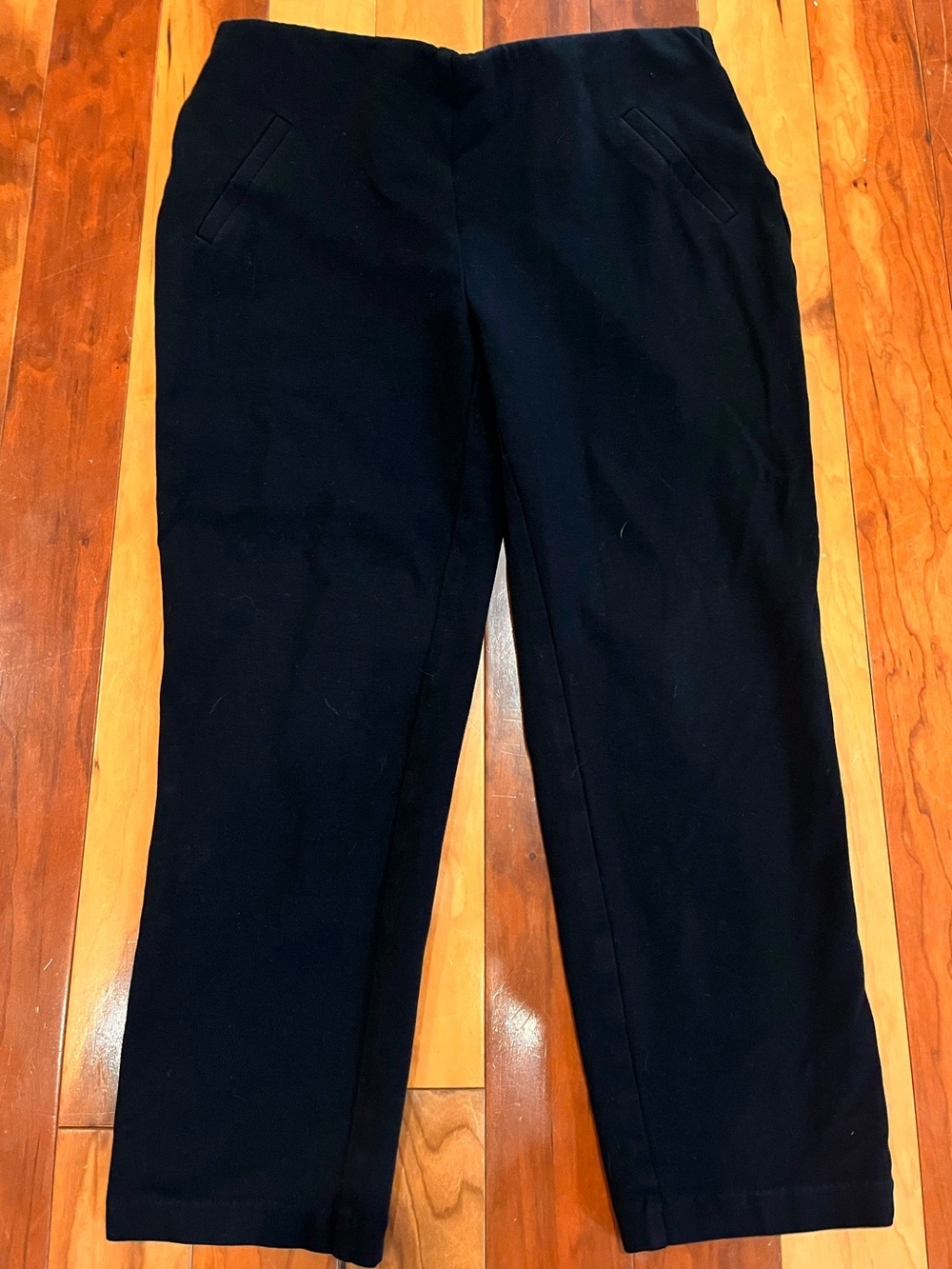 Chico's Size 1 (8-10) Black Casual/Dress Pants Everyday Wear Office Career Party